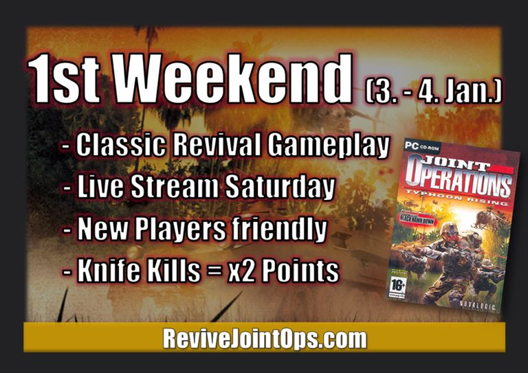 Jan 3–4 Tournament Weekend Event