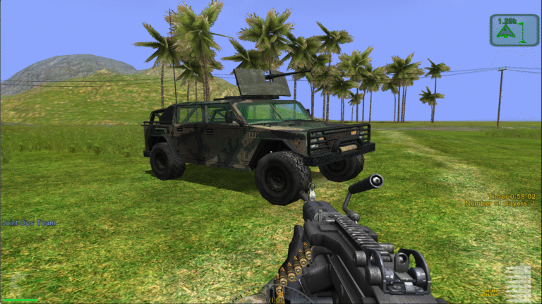Jeep with M240