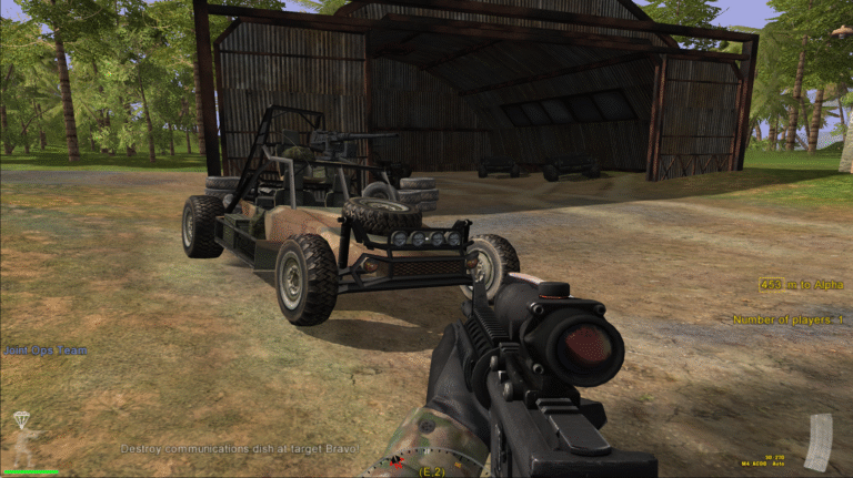 M4 on a buggy